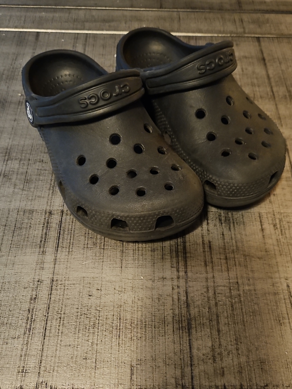 CROCS Kids Classic Clogs in Black